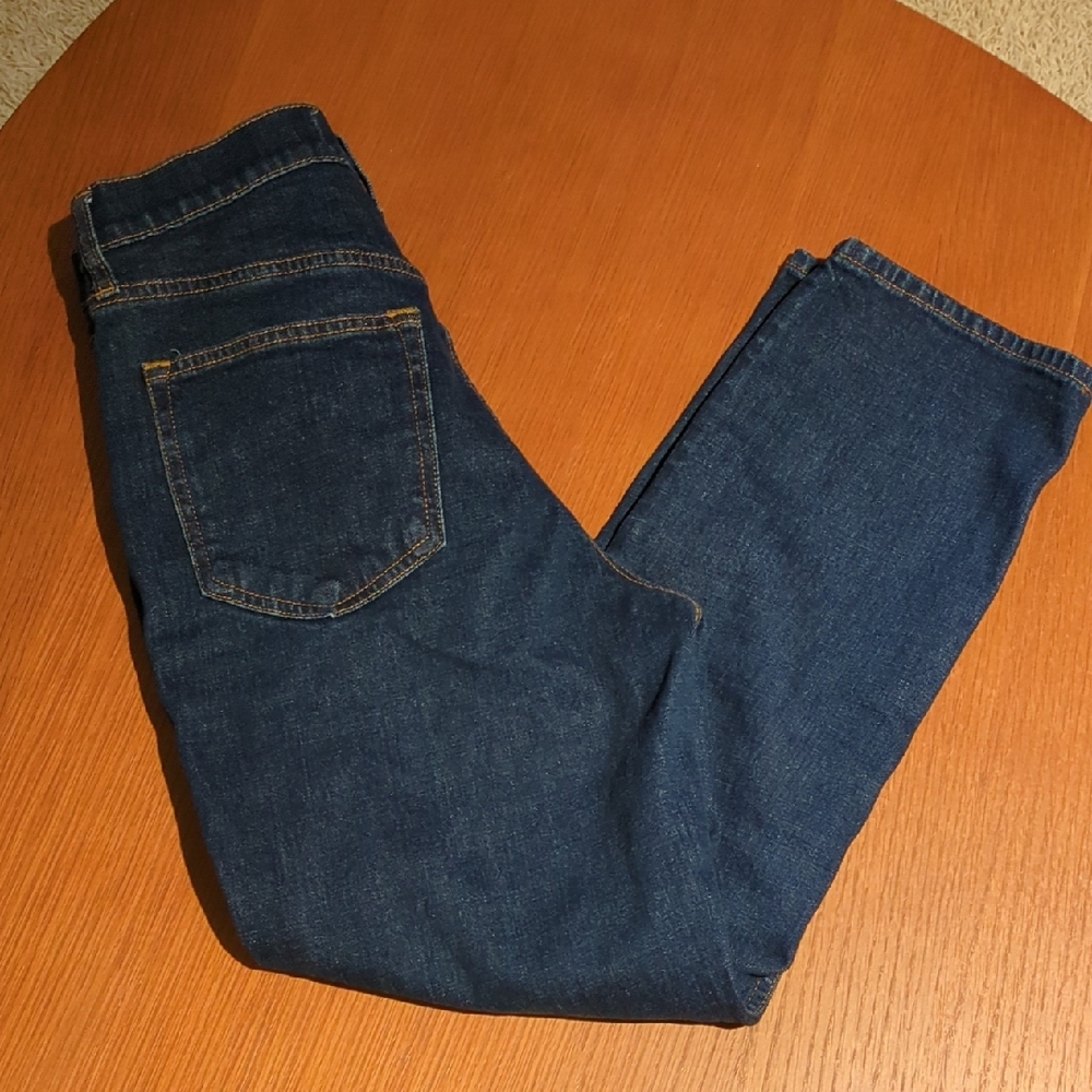 A&F Curve Love Ankle Straight Ultra High Rise